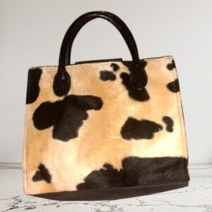 Elegant Black and Cream Tote Bag